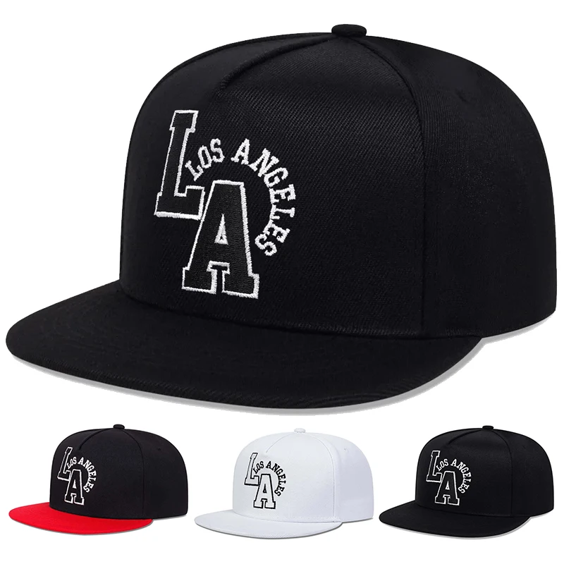 

Шапки унисекс с вышивкой в стиле хип-хоп, уличные регулируемые Повседневные Головные уборы с надписью Лос-Анджелеса, шляпа от солнца для весны и осени