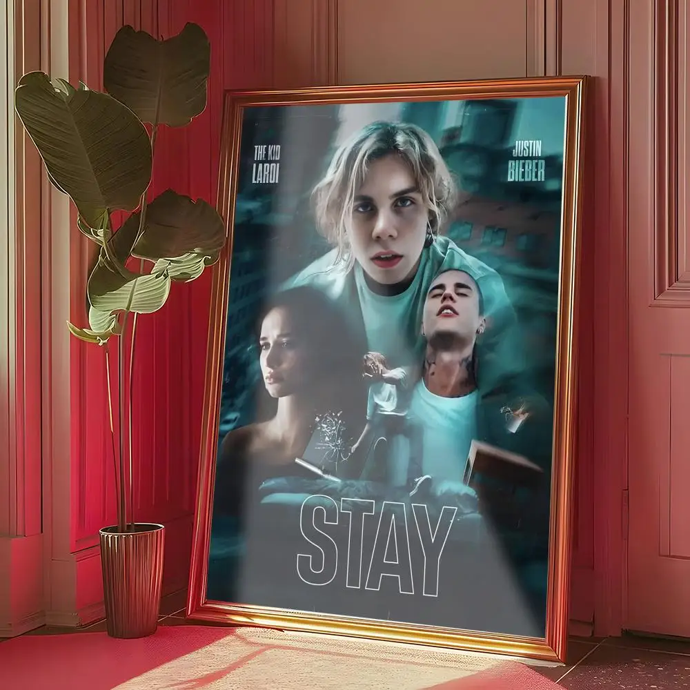 ملصق مغني الراب K-kid L-LaroI ملصق مساحة مثالية ذاتي اللصق للمكتب والمنزل والمسرح وديكور فني للحائط هدية رائعة #4