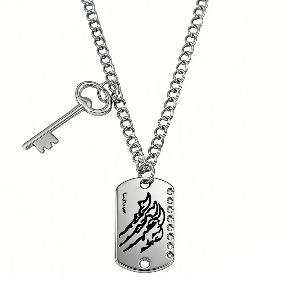

Love and Deepspace Caleb Rafayel Personality Couple Fashion Necklace Wolf Claw Cosplay Pendant Clavicle Chain Holiday Gifts