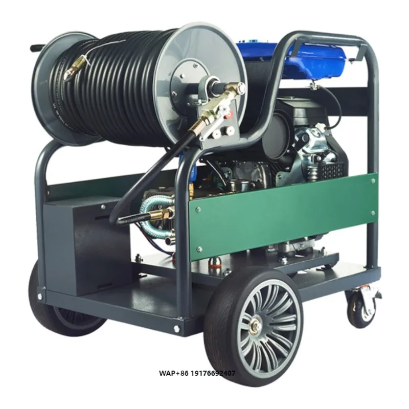 

Прочная установка для гидроструйной очистки высокого давления (200 бар) с насосом и двигателем для промышленного и коммерческого использования, 220В/380В