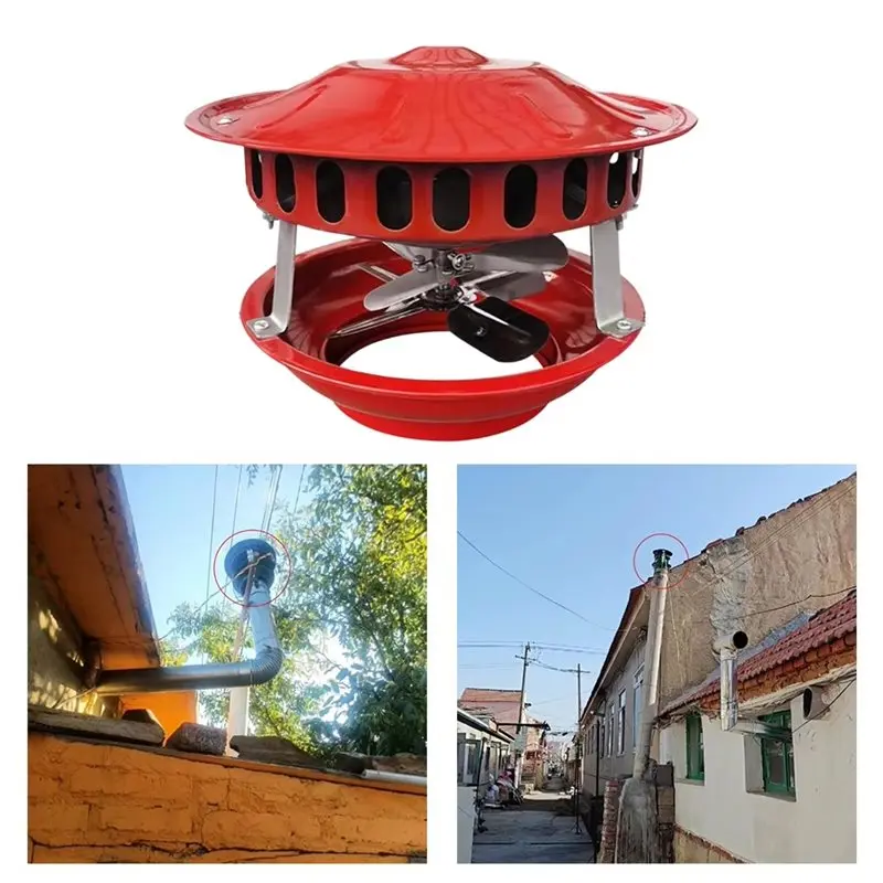 New Shown-For Powerful Fumes Extraction 100W Metal Chimney Fan For Stoves Fireplaces And Ovens