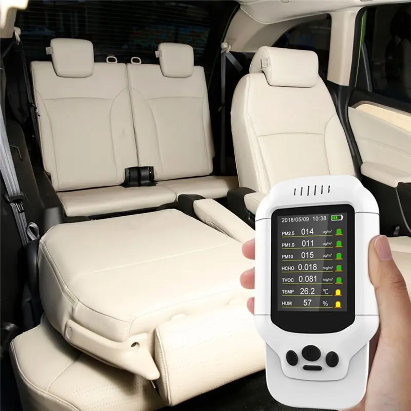 AT13 Monitor de qualidade do ar ABS Detector de formaldeído Monitor de qualidade do ar Detector de qualidade do ar de poeira