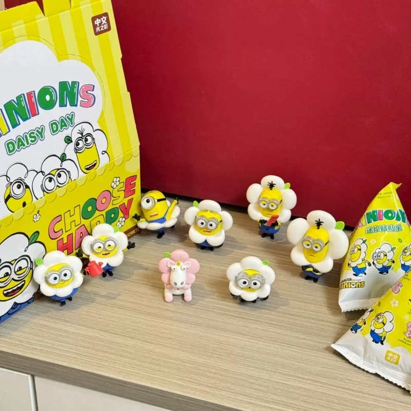 

Новый мини-миньоны, цветочный парк, серия персонажей аниме, магнит, адсорбционная наклейка на холодильник, украшение, подарки на день рождения, ворода