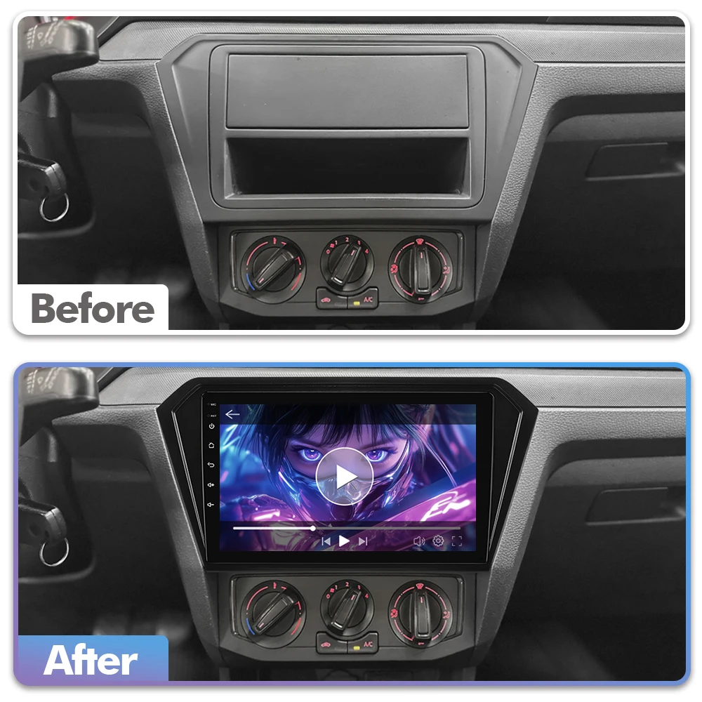 ISUDAR T57 Android 15 Radio For VW SAVEIRO GOL G7/G8 2016-2022 Multimedia Player CarPlay Android Auto Head Unit Camera Stereo