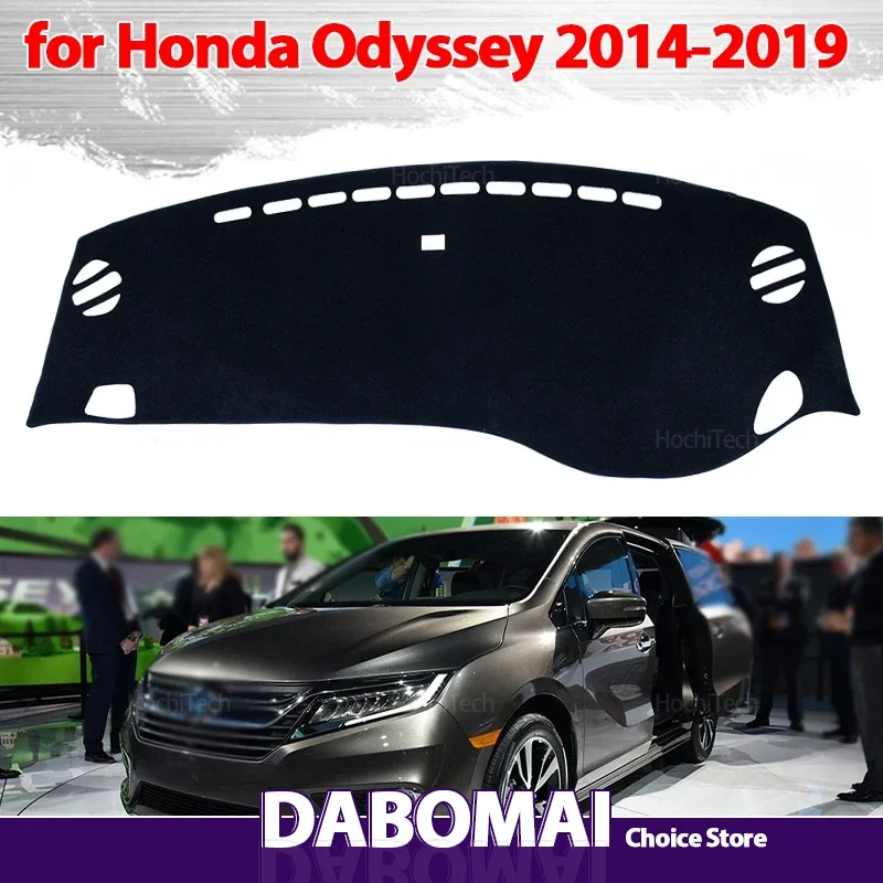 

Dashboard Cover Dash Board Mat Carpet Pad Shade Cape Blanket Car Accessories for Honda Odyssey 2014-2019 JDM Model RC1 RC2