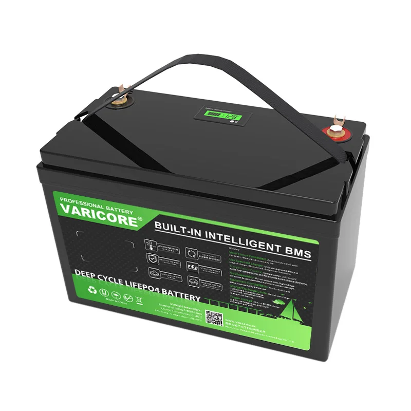 VariCore 12.8V 160AH LiFePO4 Battery with BMS 12v 4s Lithium Iron Phosphate for Travel RV Car lighter Solar Batteries Tax Free