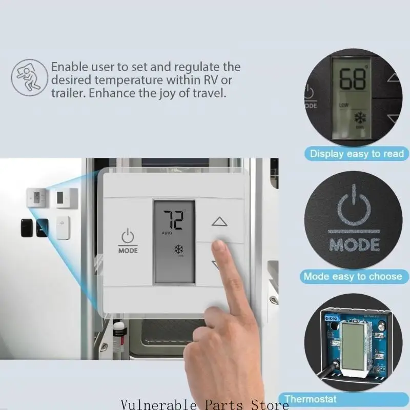 Bộ điều chỉnh nhiệt D0UC cho máy điều hòa không khí hiển thị kỹ thuật số mát/lò/dải nhiệt