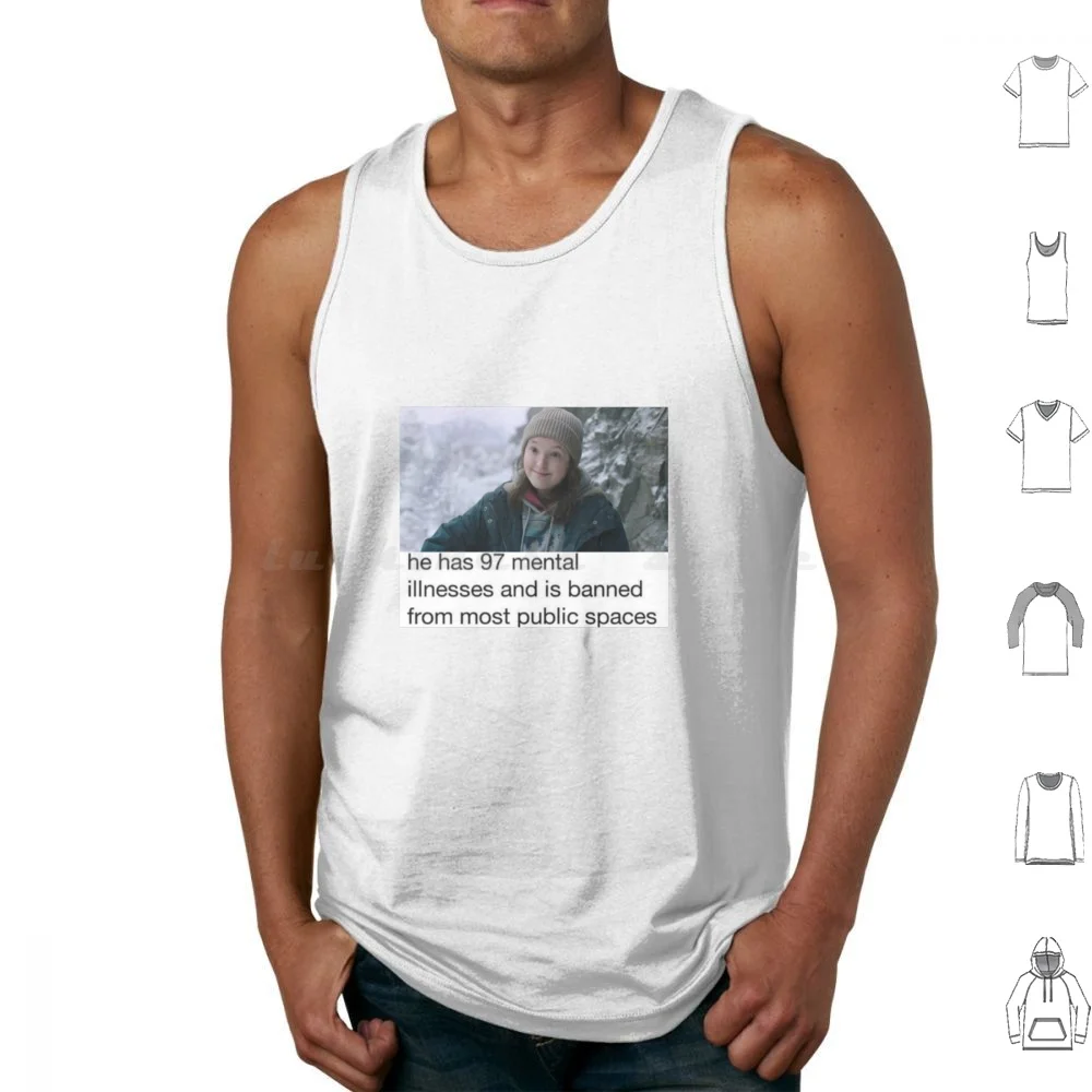 Banned From Public Spaces Williams Tank Tops Print Cotton The Last Of Us Ellie Williams