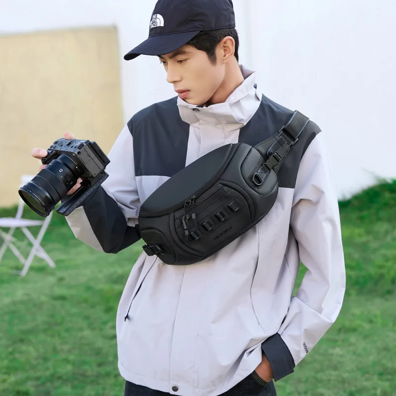 

Single-shoulder men's chest bag, Polaroid camera, single-shoulder camera bag, mirrorless camera, Fujifilm storage bag