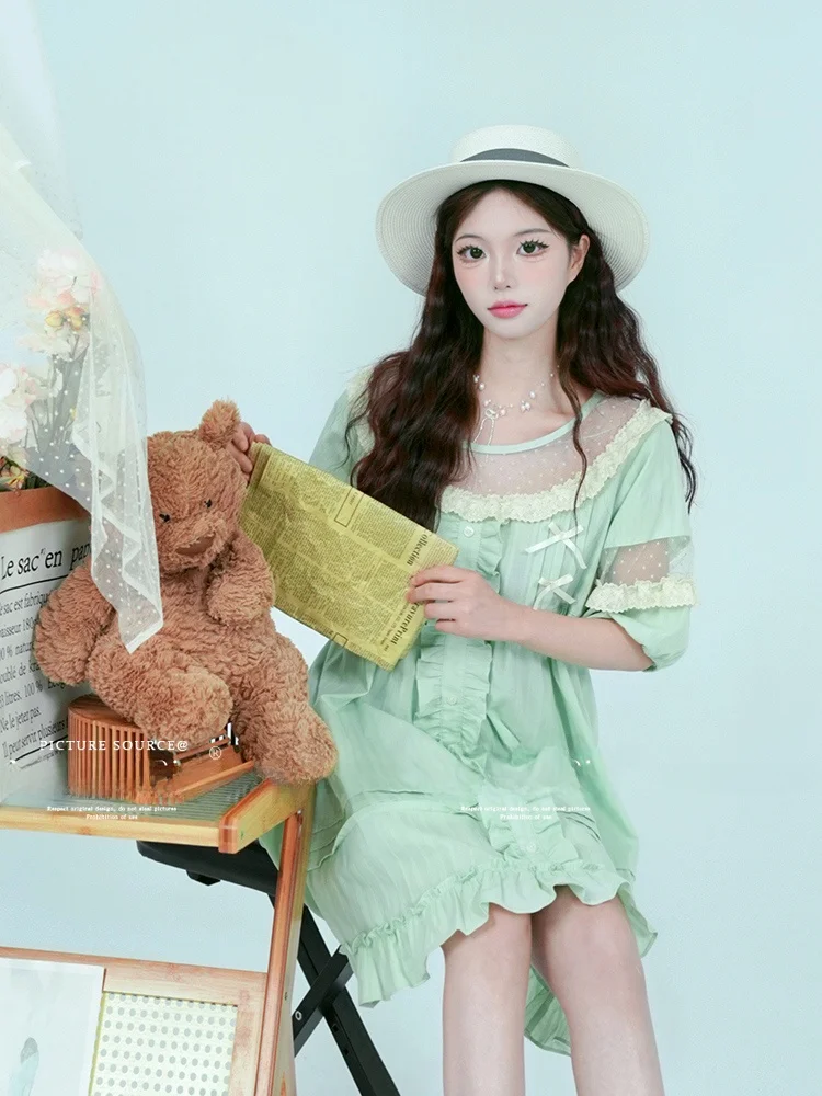 bananagirl-chemise-de-nuit-en-coton-pour-femmes-ete-pur-coton-princ-sle-doux-ort-sve-dr-sp-dr-vetements-de-maison-en-plein-air