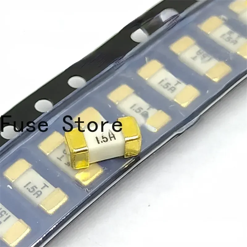 10PCS Imported 045201.5MRL SMD Ceramic Fuse 1808 T1.5A 125V Delayed Slow Melting.