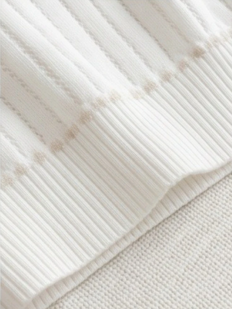AOSSVIAO Weißes Damen-T-Shirt Sommer 2026 Kurzarm-Oberteil mit Taschen Basic T-Shirts Gestrickte Freizeitkleidung Tee Shirt Femme – Detail 5
