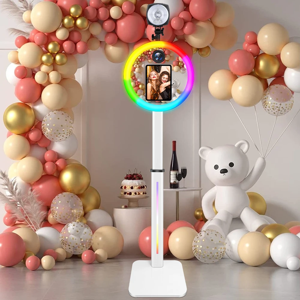 Photobooth Machines Adjustable Height DSLR Photo Booth 9.7'' 10.2'' 10.5'' 11'' 12.3'' Panel For Children Kids Birthday Party