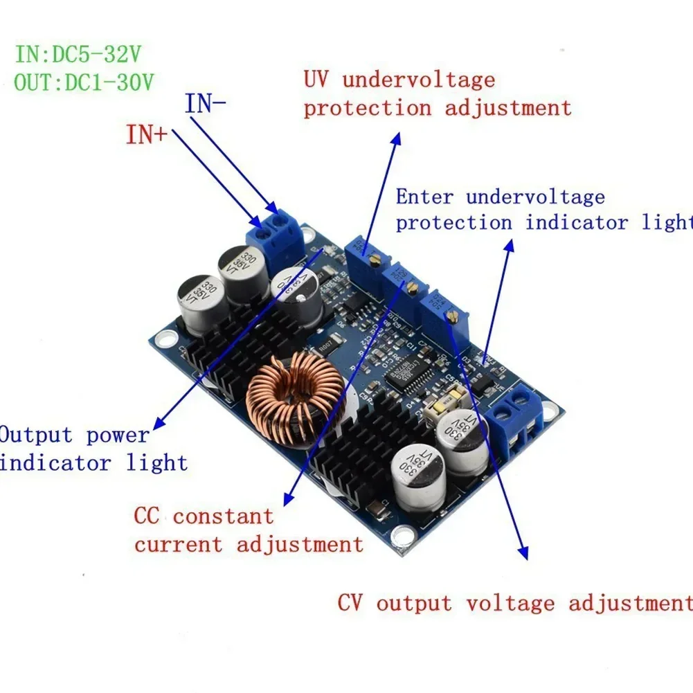 منظم طاقة معزز LTC3780 DC DC عالي الثبات مع التحكم في جهد الإدخال/الإخراج وحماية ماس كهربائى