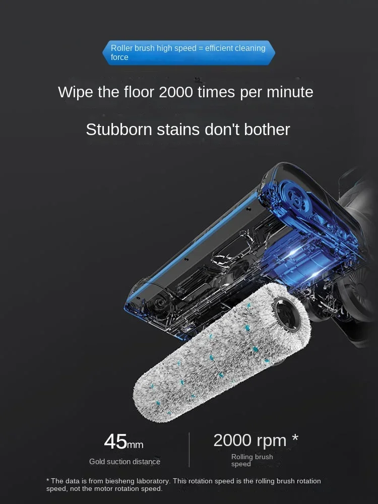 BISSELL 3.0MAX Wash Smart Sweep and Drag Suction 3-in-1 Large Suction Household Appliances Vacuum Wireless Vacuum Cleaner