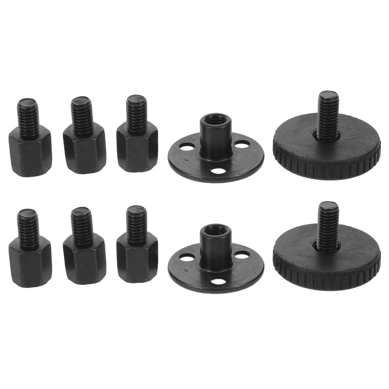 

1Set Adjustable Headboard Stabilizer Black Finish Anti-Shake Bed Frame Fixing Tool Bed Headboard Brackets Wall Protector