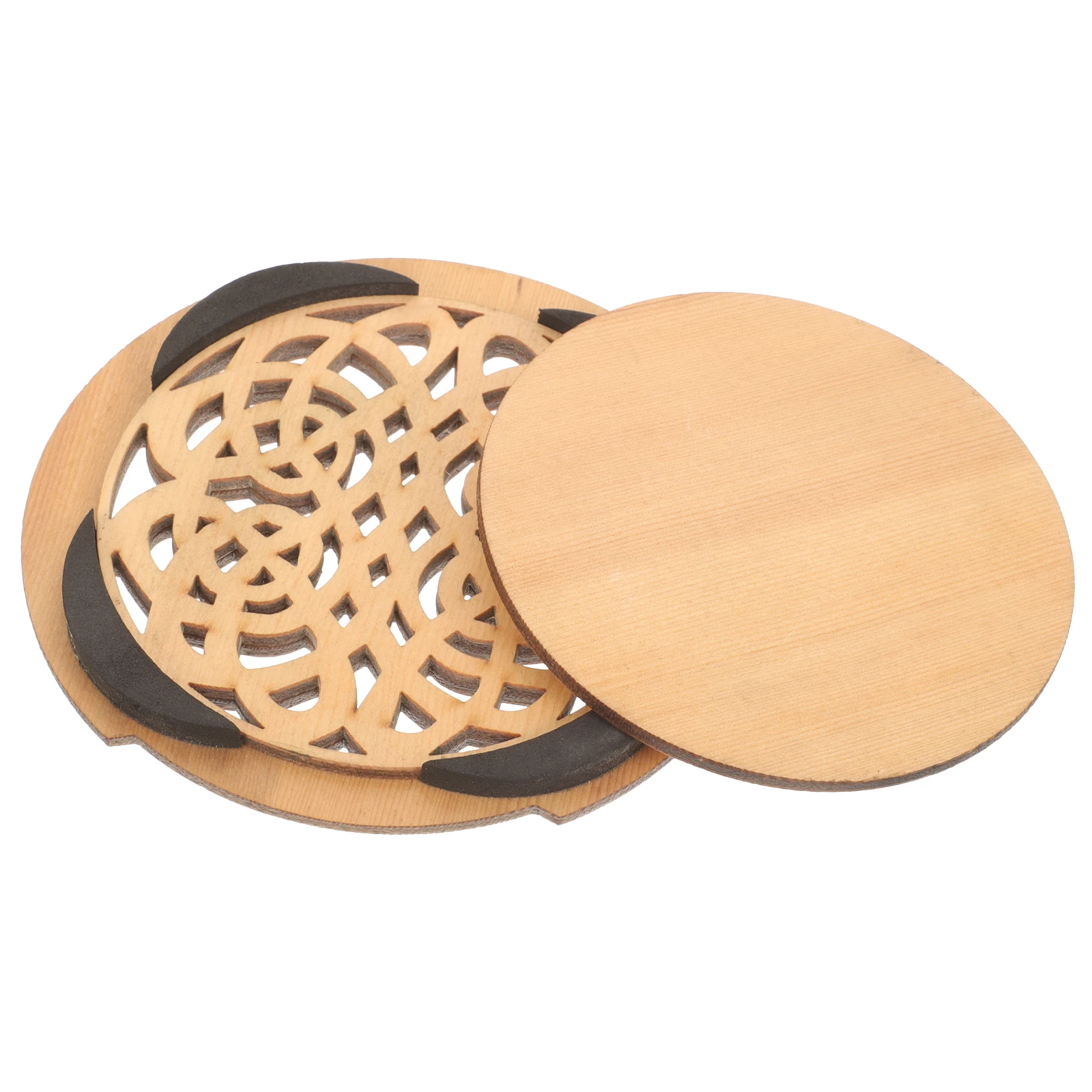 

Sound Hole Cover Guitar Covers Wood for Acoustic Color Accessory Dampener
