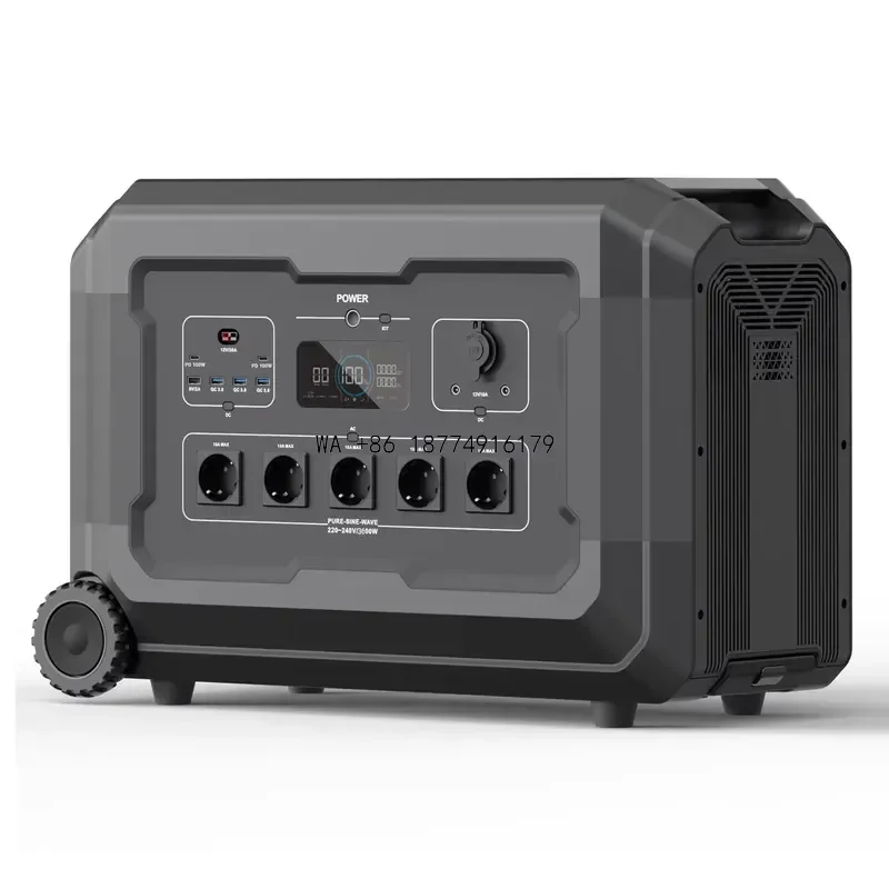 wmwmnu Fast Charge Supply Lifepo4 Battery Bank UPS Tragbare Powerstation 3000w Solar Generator 3600w Portable Power