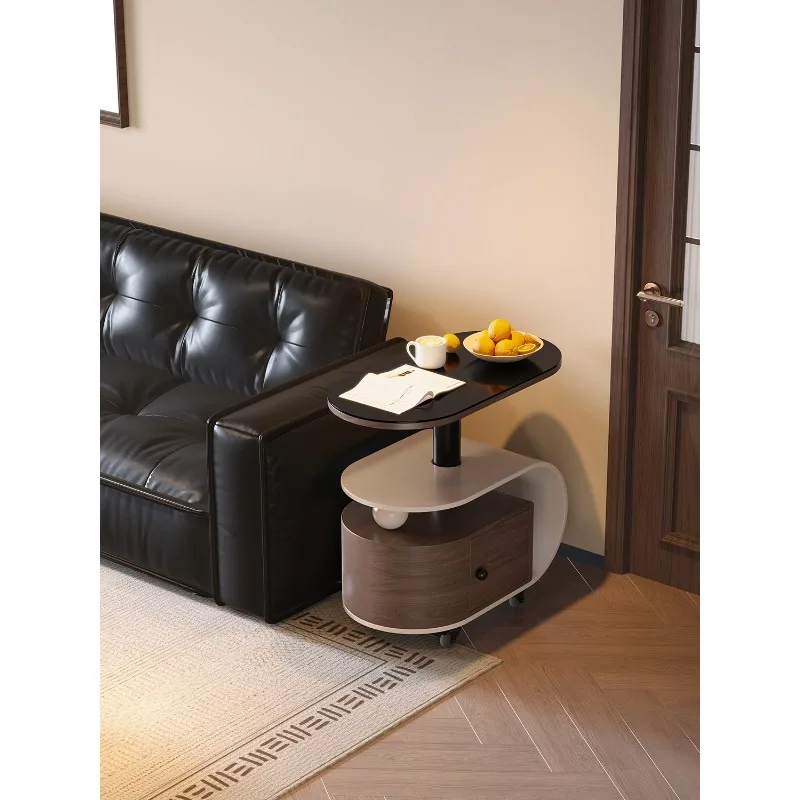 

Mid-style liftable coffee table, small apartment, multi-functional living room, home sofa sideboard