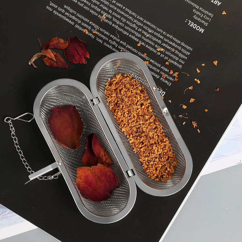 

2pcs Stainless Infusers Reusable Fine Mesh Balls Loose Holder For Loose Leaf Tea Home Office Kitchen Tea Accessories