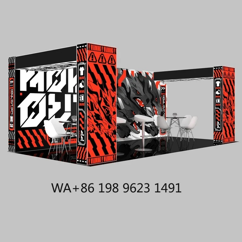 10x20ft Modular Foldable LED Backlit SEG Light Box Graphic Display Promotional Trade Show Exhibition Advertising Booth view 5