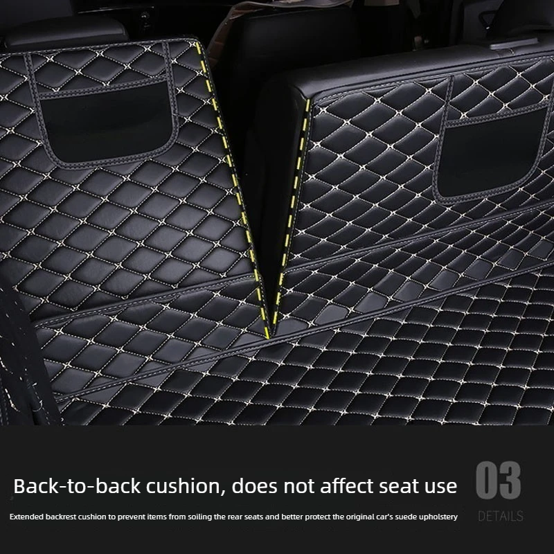 For KIA EV5 2025 2026 Auto Carpet Interior Modification Full Enclosure Trunk Pad Car Leather Trunk Pad Interior Accessories
