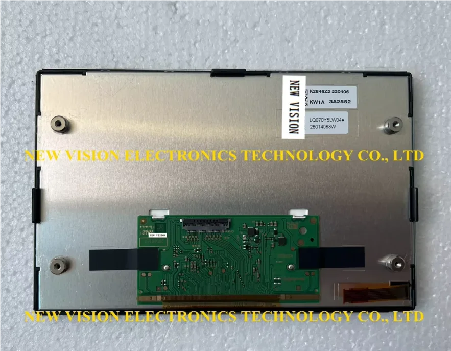 

LQ070Y5LW04 26014068W K2849Z2 22006 KW1A 3A2552 Brand New Original 7 inch 800*480 LCD Screen Display Panel For Car Navigation