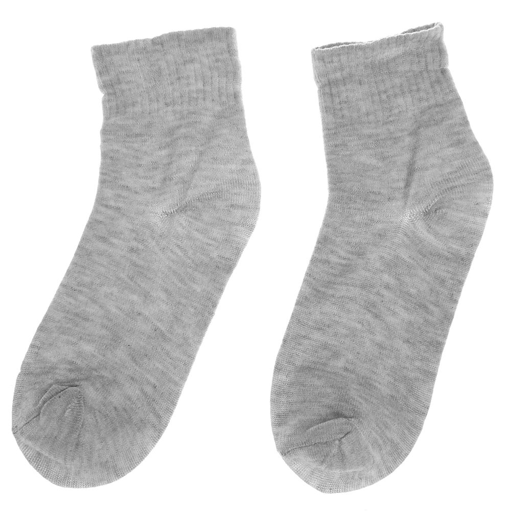 1 Pair Men\'s Casual Cotton Socks Spring Summer Autumn Winter Solid Color Crew Socks Male Breathable Cozy Socks Calcetines Hombre