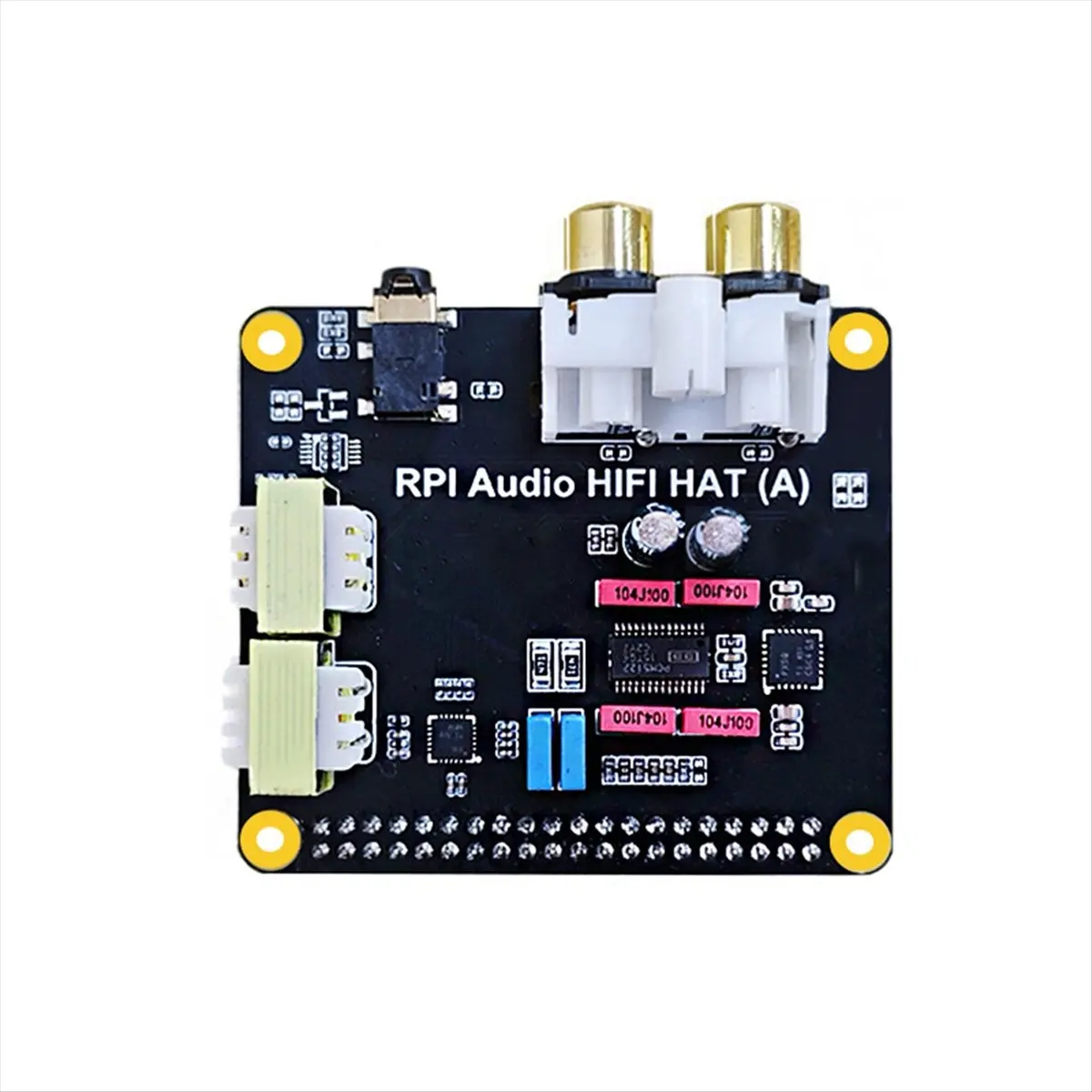 SWXF For Raspberry Pi5 HIFI Audio HAT PCM5122 I2S Sound Card for 5, Pi 4, Pi 3, and Zero Series