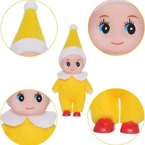 دمية عيد الميلاد العفريت الملونة ، طفل وفتاة ، زينة دمى عيد الميلاد الصغيرة ، ألعاب الأطفال ، هدية الأم الحامل أفضل 9 مبيعات دمى الجان - رقم 2