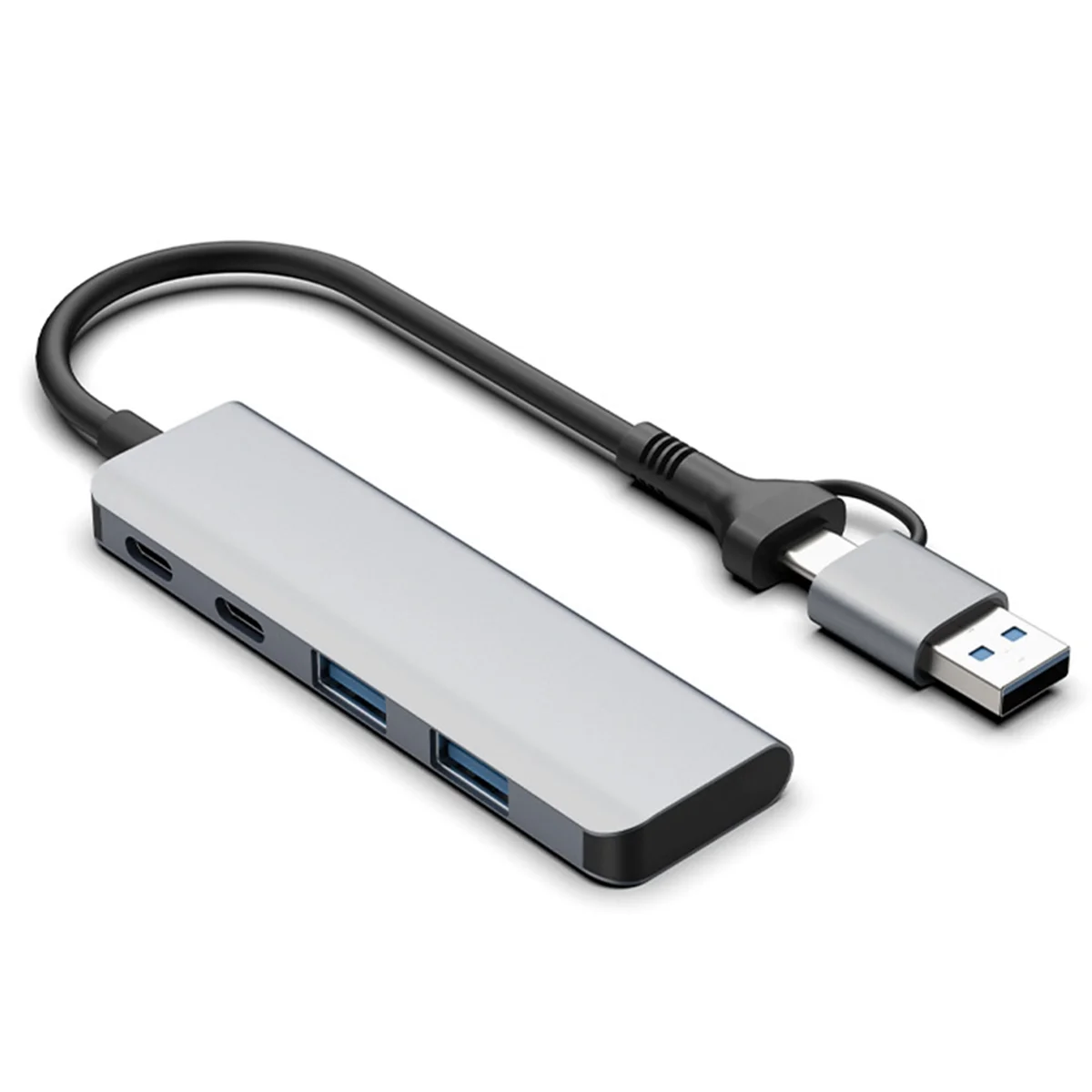 

SUPER HOT Dual-Port USB 3.0 HUB Expansion Dock Type-C to 4-Port Hub