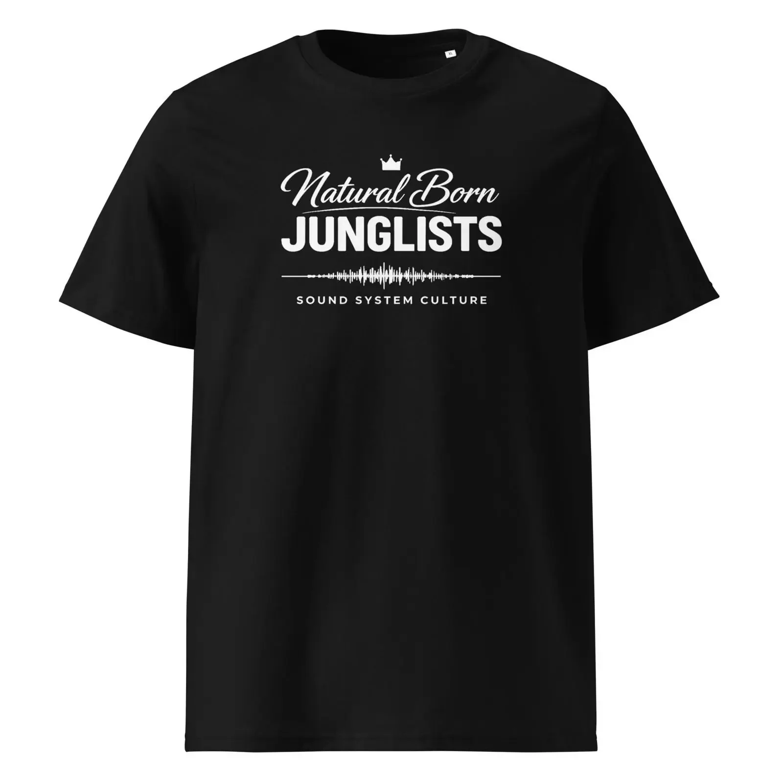 Junglist Sound System Culture Organic Cotton T Shirt Rave Drum and Bass DJ Music Festival vintage Washed Comfortable homme