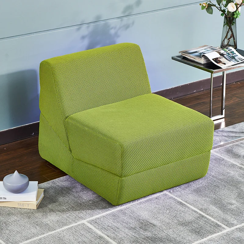 

Single Chair Small Apartment Hotel Fabric Sofa Chair Homestay Leisure