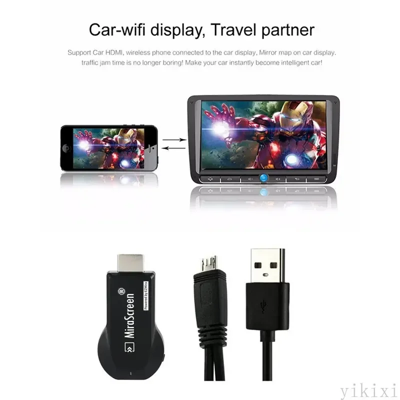 TV スティック 1080P ワイヤレス WiFi ディスプレイ M2 Pro Airplay TV ドングルレシーバー HDMI 互換 DLNA Miracast AnyCast 用