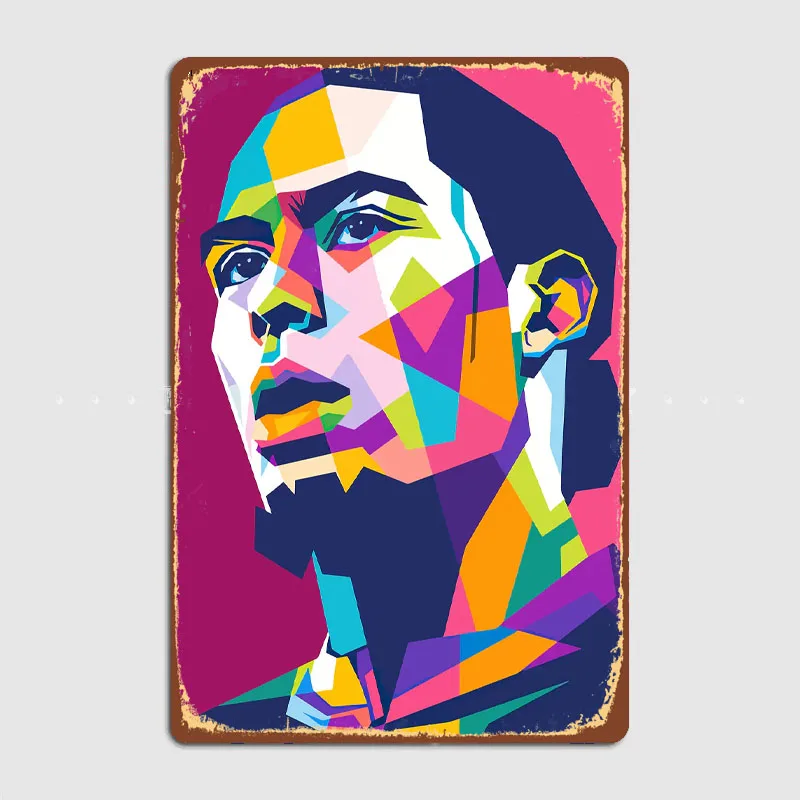 Virgil van Dijk Jude Bellingham Messi Cristiano Ronaldo Poster Metal Custom Sign Living Wall  Room Decoration Posters Home Decor