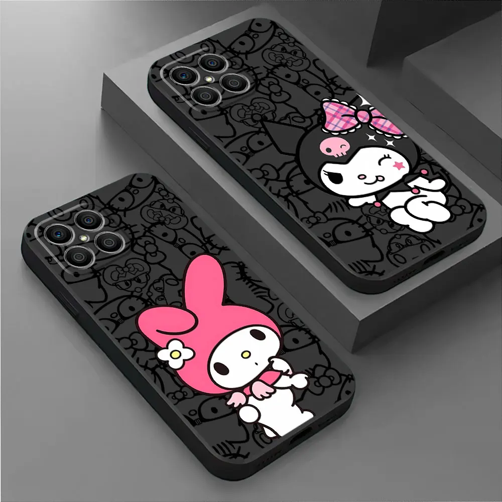 Sanrio Hello Kitty Shell Case for Honor X8 Magic5 Lite 8X X7 70 X8a 90 Pro X9a X6a X6 Magic5 Silicone Cover Capa 