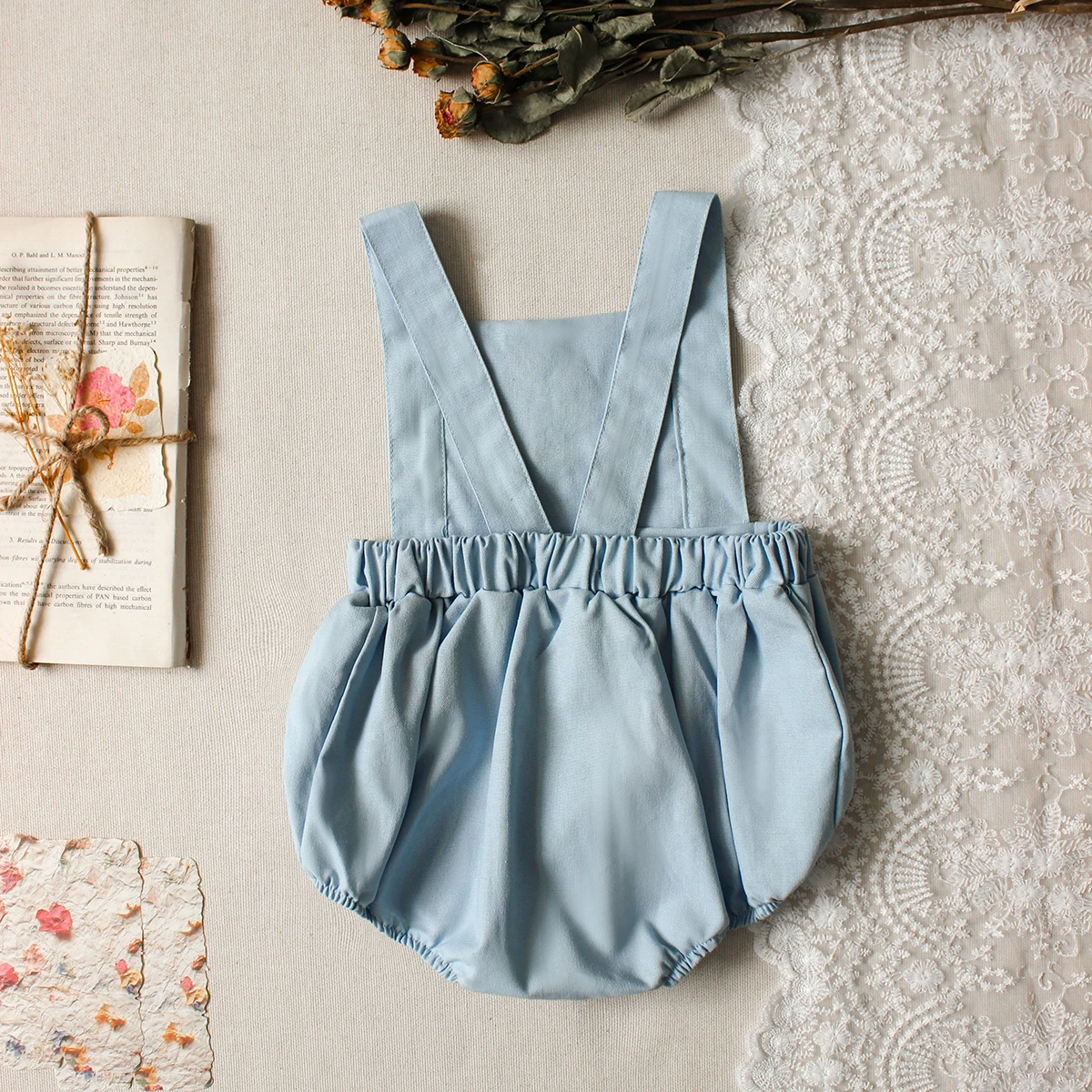 0-18 M Baby Clothes, Summer Thin Style,  Baby Girls Romper, Strap-Style Infant Summer Clothing, Rabbit cartoon embroidery