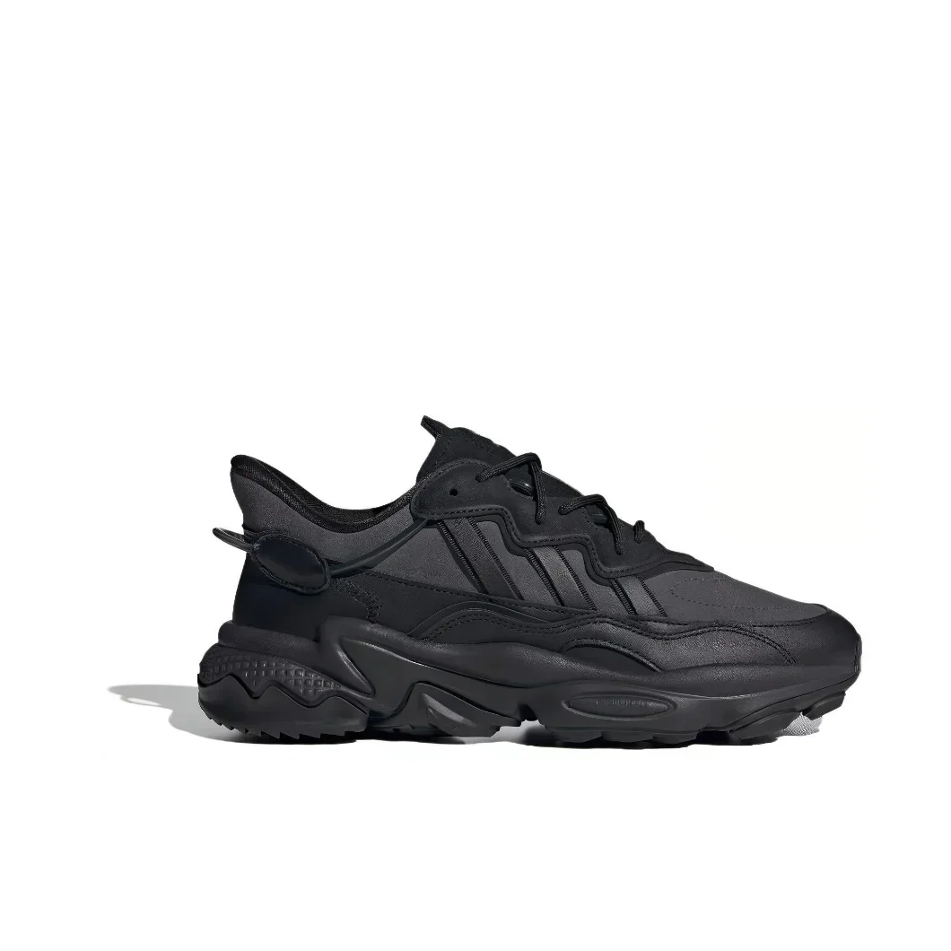 adidas originals Ozweego  Men's and women's models comfortable simple versatile low casual running shoes black