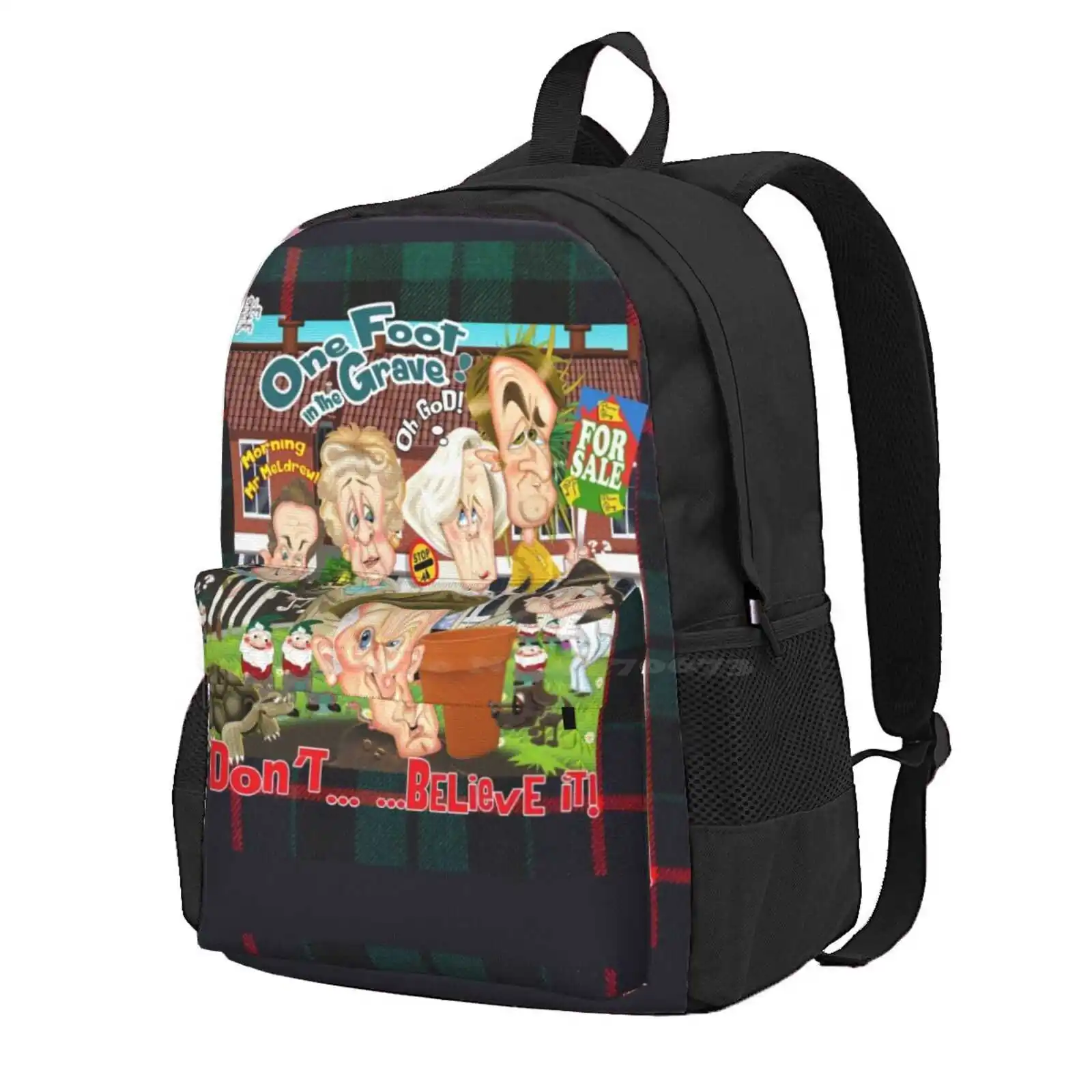 

One Foot In The Grave Hot Sale Schoolbag Backpack Fashion Bags I Dont Believe It Victor Meldrew