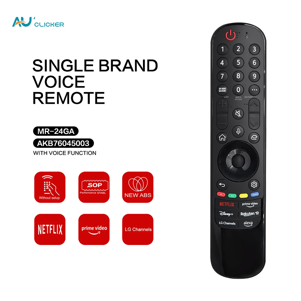 AKB76045003 Voice Magic Remote Control with Voice and Pointer Functions Compatible with MR24GA 43NANO81T6A Smart OLED TVs