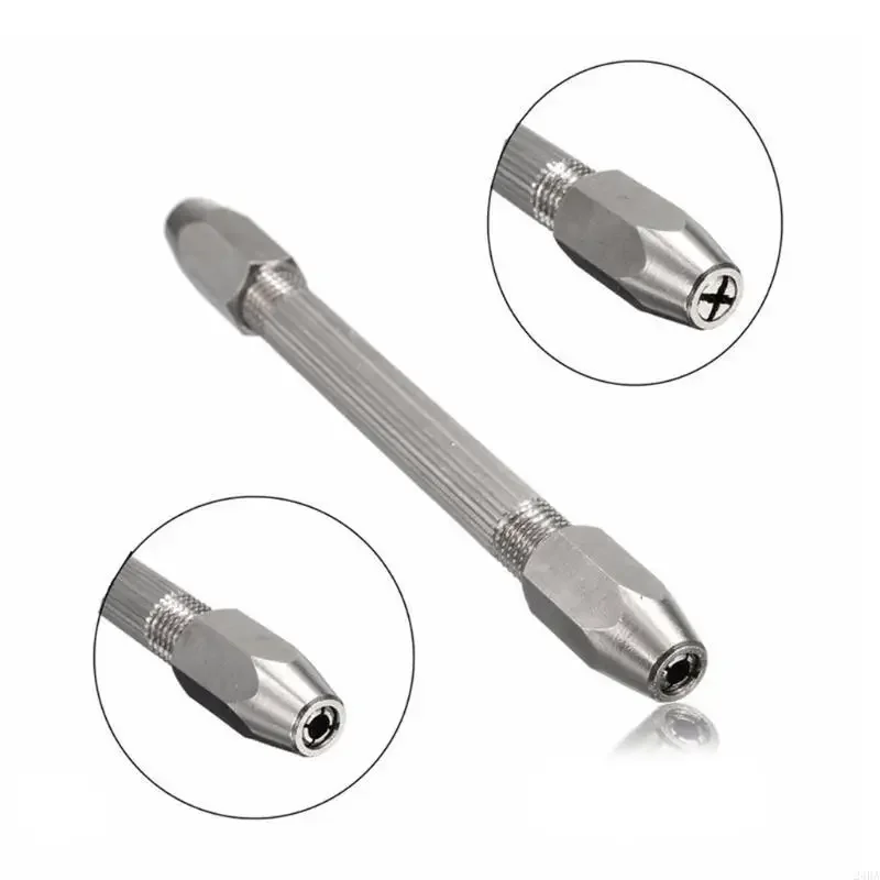 

0-3.1mm Double End Hand Drill Mini Micro Manual Gimlet Double End Pin Vice Drill Hand Drilling Tool for Drilling