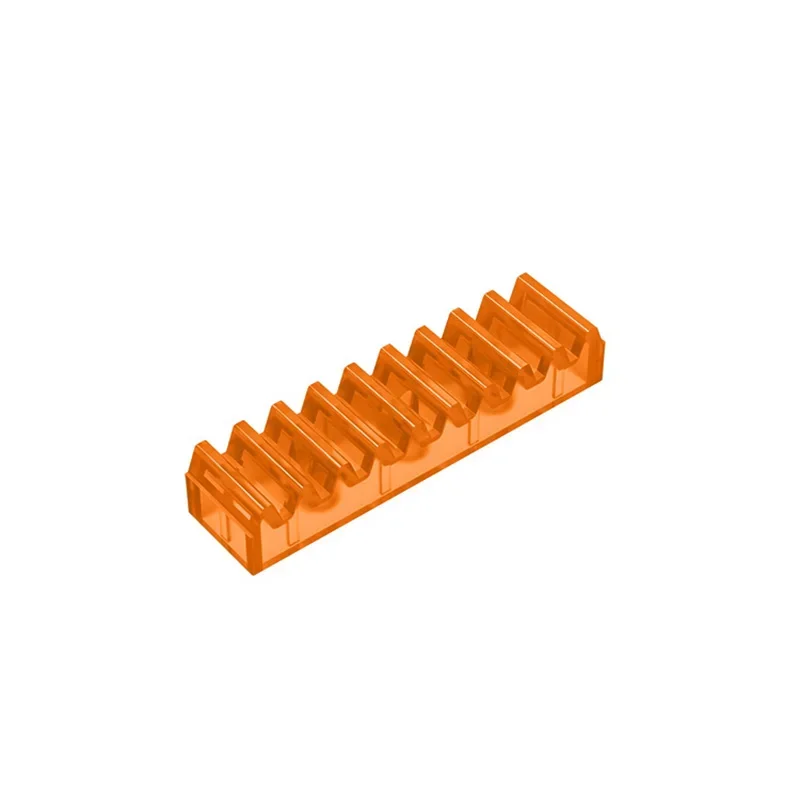 Gobricks 1 pz MOC Gear Rack 1x4 compatibile con 3743 4296 modello Building Blocks parti bambini educativi fai da te assemblaggio giocattoli regalo