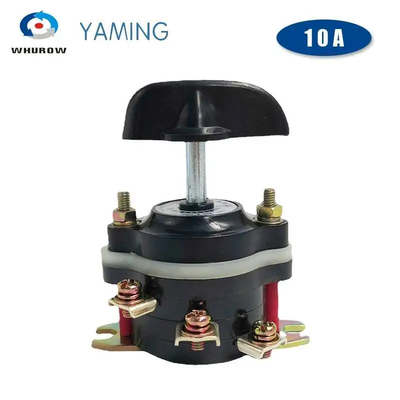 

HZ10-10/3 Производитель Электросварочный аппарат Комбинированный переключатель Электрический автомобильный переключатель обратной кулачки 6 контактов 10A Латунь