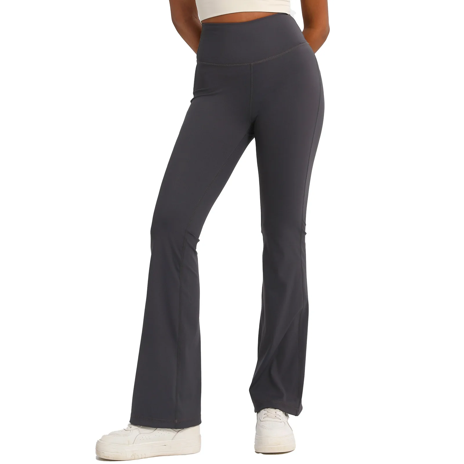 Pantaloni da yoga Zeyla Naked Feel 2025 Leggings bootcut svasati estivi a vita alta Pantaloni da allenamento slim fit per fitness da ballo