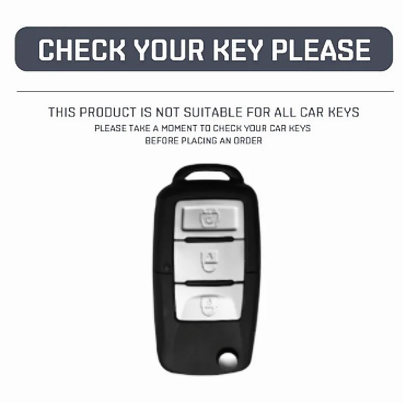 3 Buttons Metal Alloy Zinc Leather Car Key Case Cover Holder Shells For Beiqi Huansu S2 S3 Accessories Keychain