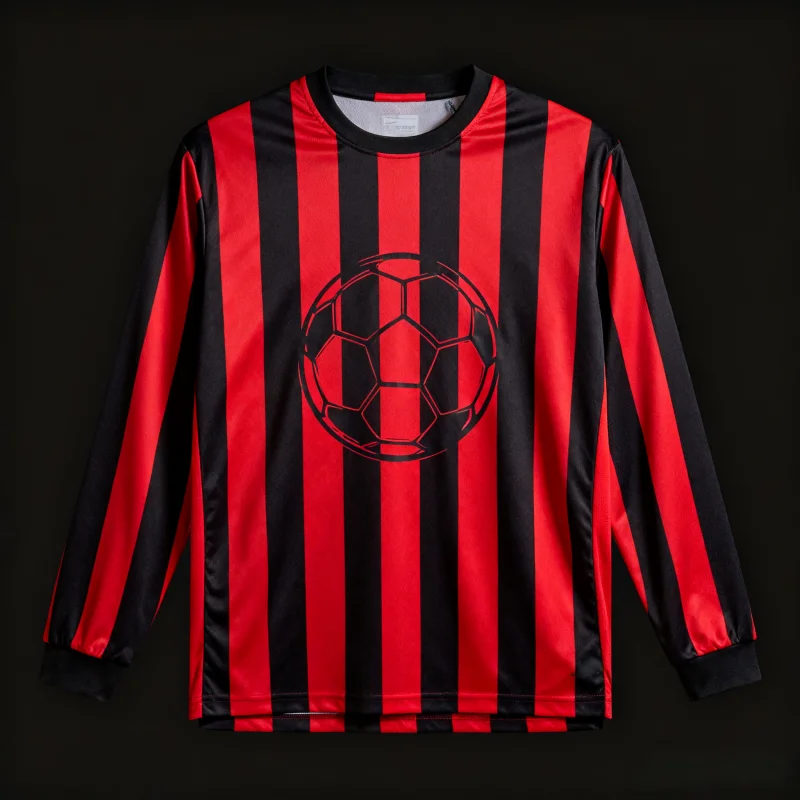 

Мужские футбольные майки с длинными рукавами с 3D-печатью: комбинации ярких цветов с дизайном футбольного мяча, идеально подходят для футбольных болельщиков