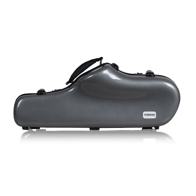 Portable Colorful ABS Eb Alto Saxophone Hard Case 62*24*14cm Shock‑Resistant Water‑Resistant With Shoulder Strap For Practice