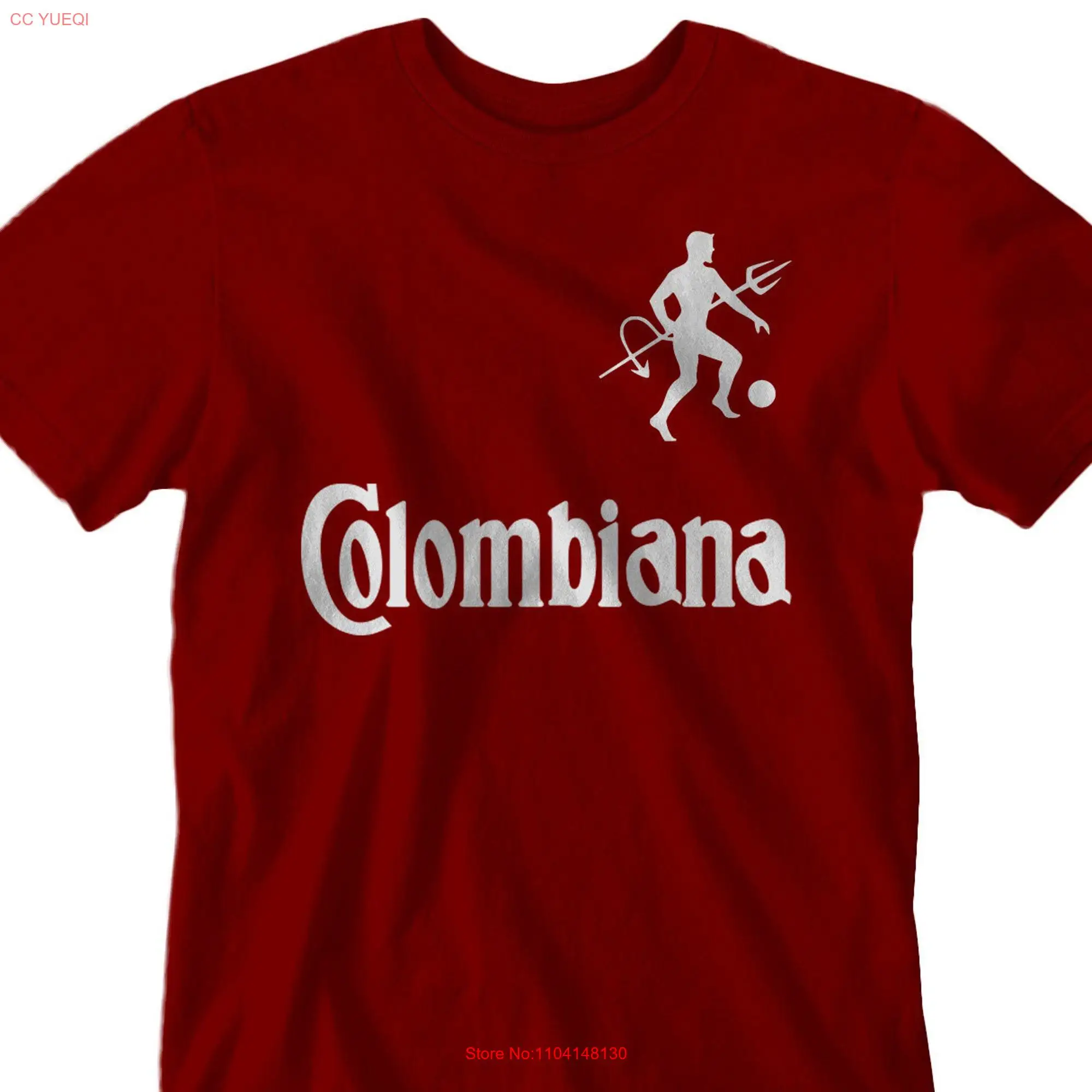 Retro Colombia America de Cali t shirt Colombiana Camiseta long or short sleeves