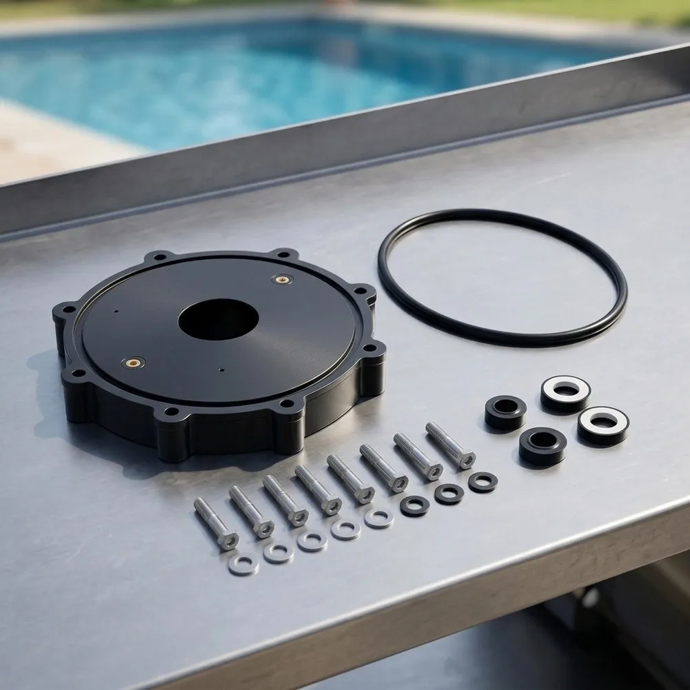 R0445200 Pump Backplate Kit for Jandy For Zodiac Pumps with 4 Mechanical Seals 1 O Ring R0446300 8 Bolts 8 Washers