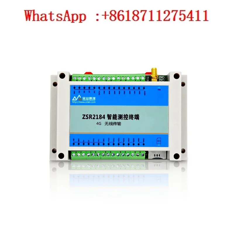 4G wireless modbus RTU|8-channel 4-20ma analog acquisition|485 network io controller|ZSR2184